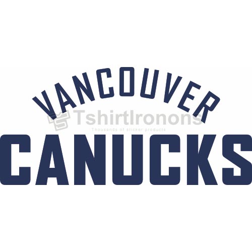 Vancouver Canucks T-shirts Iron On Transfers N356 - Click Image to Close